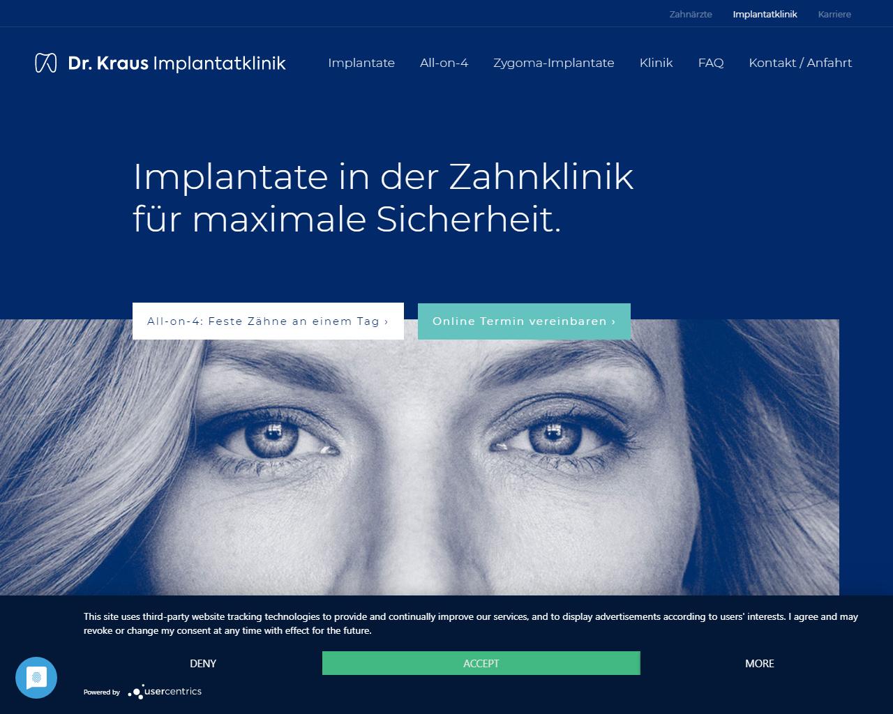 Dr. Kraus Zahnärzte + Implantatklinik Dr. Daniel Kraus M.Sc. M.Sc.