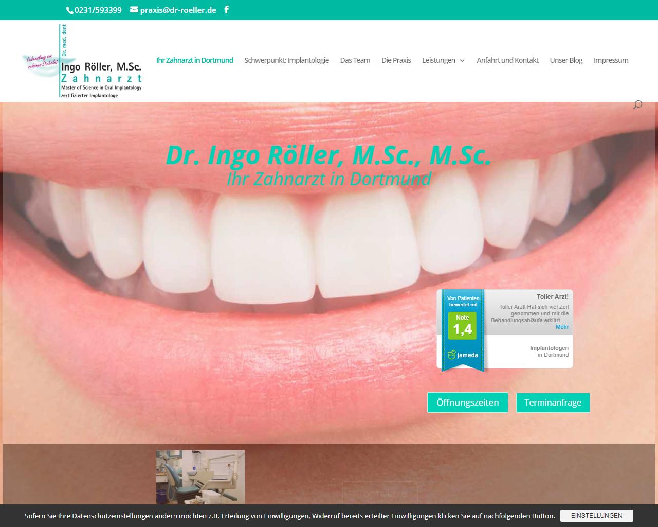 Praxis für Implantologie & <br>  ästhetische Zahnmedizin<br> Dr. Ingo Röller