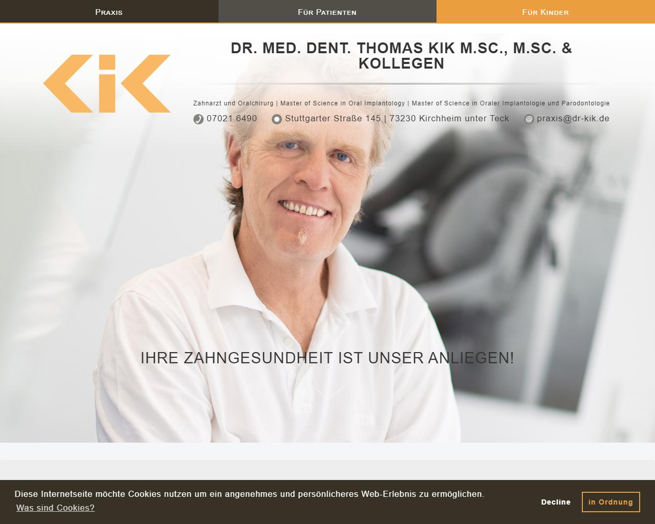Herr Dr. Thomas Kik