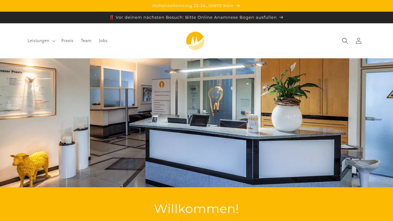 Startseite der Internetseite von Michael Bauer MSc